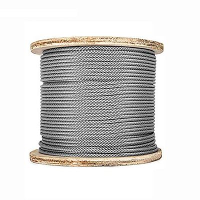 Harga yang bagus Kawat Baja Galvanis Celup Panas 6x36 IWRC RHOL 1960 MPA untuk Konstruksi Derek Angkat Toleransi Lainnya on line