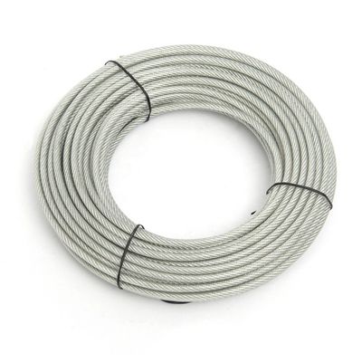Harga yang bagus Tali Kawat Baja Galvanis PVC Berlapis 7x7 Untuk Jemuran Pakaian Dengan Kekuatan Tarik 1370-2160MPA Baja Cold Heading Khusus on line