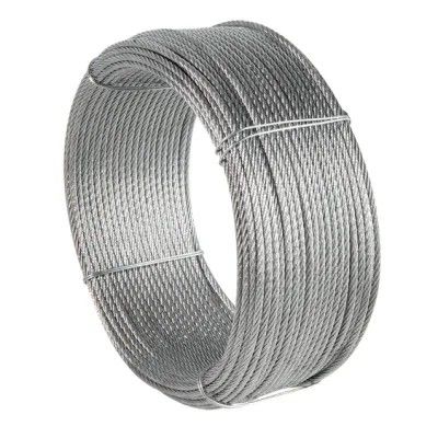 Harga yang bagus Kawat Baja Karbon Grade 5*K19S SFC 8mm Galvanis untuk Sistem Tenaga Angin Kekuatan 1960MPA dan Tahan Lama on line