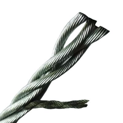 Harga yang bagus Baja tahan karat 316 Wire Rope 1/8'' 500ft 1x19 Strands Core 2100 lbs Kekuatan pecah untuk pagar dan dek Kelas 316 on line