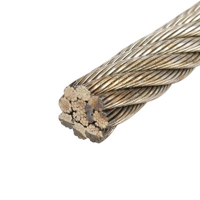 Harga yang bagus 8xK31WS-EPIWRC Galvanized Wire Rope 1960 Kekuatan Patah 657.6kN Sempurna untuk Cold Heading Steel Construction Applications on line