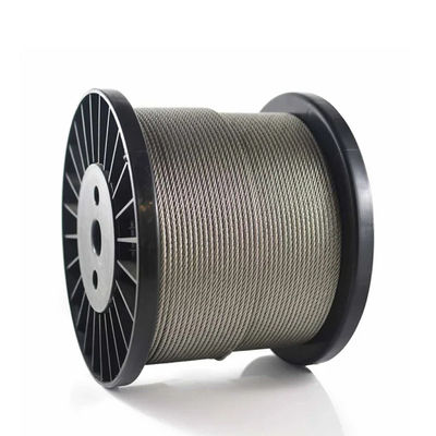 Harga yang bagus Kabel Tegangan Derek Menara 16Mm Tanpa Lapisan Kawat Baja Tali Baja Galvanis untuk AiSi Standar on line