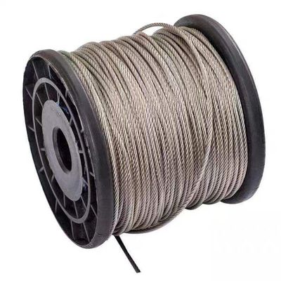 Harga yang bagus 1000 Meter Panjang 8 X19 304/316 Baja tahan karat Tali Tali Lift Kabel Tali Tali Dengan Toleransi ± 1% on line