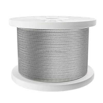Harga yang bagus 1000m/reel Panjang 6x37 FC Kabel Inoks Tujuan Umum Kabel Baja Kabel GB dan EN 12385-4 Standar Kabel Baja Rostless on line