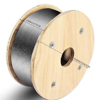Harga yang bagus Benar Galvanized Steel Kabel Ungalvanized Kabel Besi 6mm 14mm dengan Non Coated dan Layanan Pengolahan on line