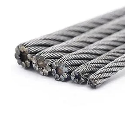 Harga yang bagus Kawat Baja Tahan Karat Non-Paduan 1.8mm 2mm 3mm 6X7 FC 6X24 7FC 6X19 FC 8X19s untuk Proyek Konstruksi dan Bangunan on line
