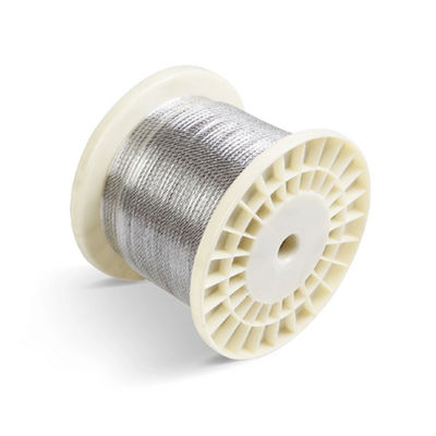Harga yang bagus 304 7*7 Inox Cable High Tension 7x7 Stainless Steel Wire Rope 0.65mm Stainless Steel Cable Rope Wires for Low C Content on line