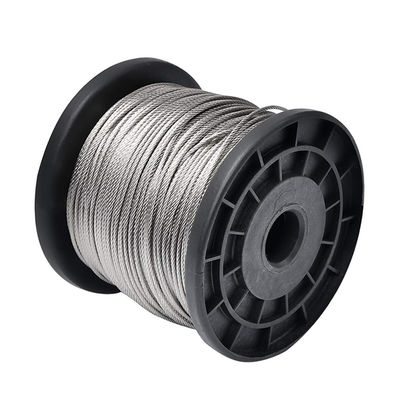 Harga yang bagus Kabel SS Konstruksi 316 Grade 1x19 Tali Stainless Tali Inox 0.9mm Kabel 1x19 Tali Kawat Stainless Steel on line