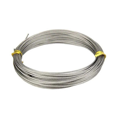 Harga yang bagus Tali Kawat Baja Stainless Steel 6X19s FC 6X19s Iwrc Toleransi ±1% Non-Paduan Paduan Atau Tidak Non-Paduan untuk Derek Batubara on line