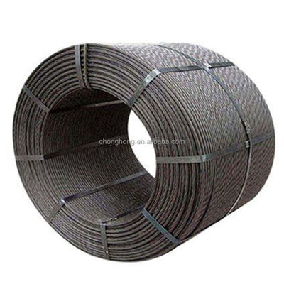 Harga yang bagus Untaian Baja Karbon Tinggi 1x19/1x7 Untaian Kawat Galvanis untuk Kawat Pengikat Pilihan Ramah Anggaran on line