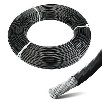 Harga yang bagus Kawat Baja Tali Non-Paduan 1.8mm 7x19 untuk Cold Heading PVC Dilapisi Tali Skipping Tahan Korosi dan Cuaca on line