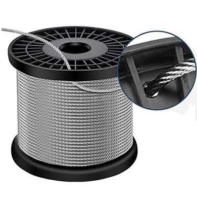Harga yang bagus Kabel Baja Tahan Karat 304 304L 316 316L Inox 19x7 18x7 FC dengan Kandungan C 0.08 dan Sertifikat ISO9001/ISO14001 on line