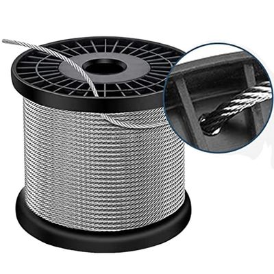Harga yang bagus AISI304 304L 316 316L Steel Kabel Tali Inoks Kabel SS Kabel 7x7 6x7 FC stainless steel kawat tali untuk aplikasi laut on line