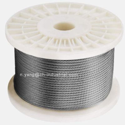 Harga yang bagus Kabel baja 200ft T316 Kabel pesawat baja tahan karat 1x19 7x7 7x19 SS Kabel kawat tali untuk sistem perangkat keras balok on line