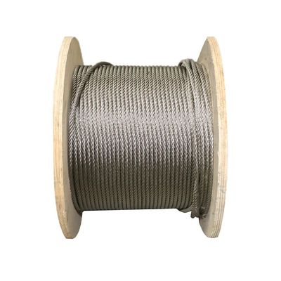 Harga yang bagus Stainless Steel Wire Rope 7x7 Structure 2mm Diameter for Heavy Load and High Tensile Strength Applications on line