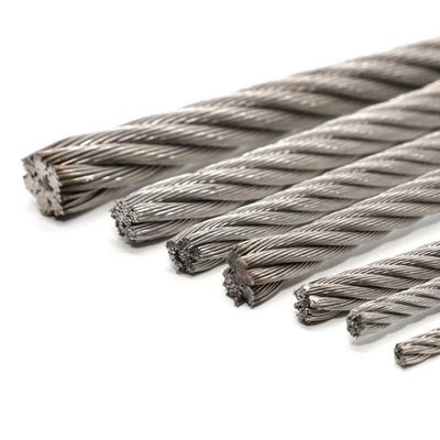 Harga yang bagus 304 baja tahan karat kawat tali untuk mengangkat Sling Crane dan Toleransi Perikanan ± 1% baja khusus Cold heading 4,0mm 7*19 on line