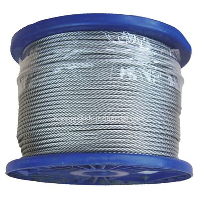 Harga yang bagus Non-Alloy 7x19 Galvanized Steel Kabel Tali 1/16 