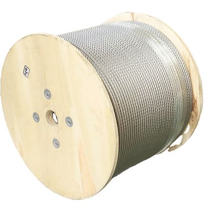 Harga yang bagus Carbon Steel 6x24 7FC Galvanized Steel Wire Rope JIS 3525 Kelas A Kira-kira. Berat kg/m 0,115 sampai 2.15 on line