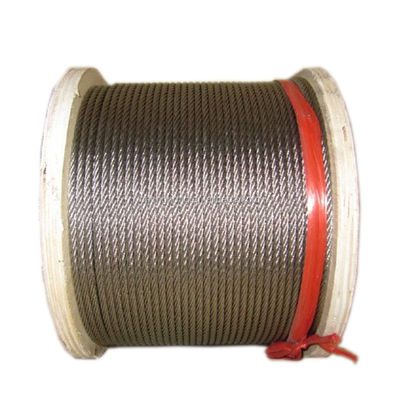 Harga yang bagus Tali Kawat Baja Tali Stainless 6x19 Inti PP Kabel Inox A2 A4 SUS 304 Toleransi ±1% Dipoles Eksportir on line
