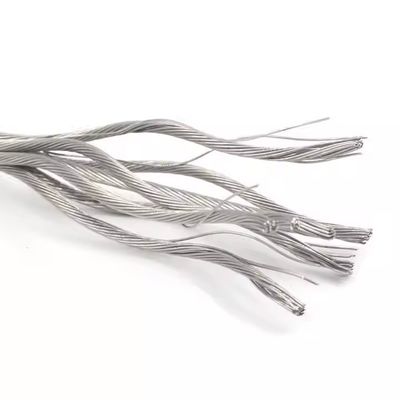 Harga yang bagus Kabel baja tahan karat 1x19 2,6mm 3mm 4mm Galvanized untuk lingkungan yang sulit dan menuntut on line