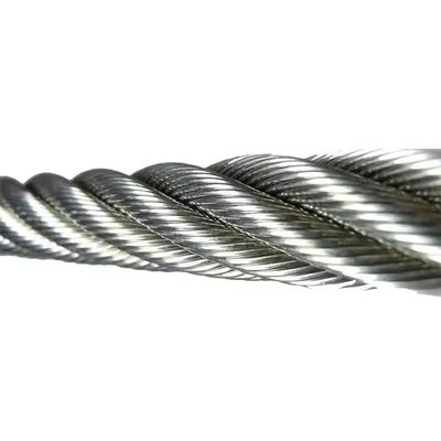 Harga yang bagus 4VX39S 5FC 4VX48S 5FC Tali Kawat Baja Datar 9mm-52mm Galvanis Tanpa Rotasi untuk Rekayasa Mesin Konstruksi on line