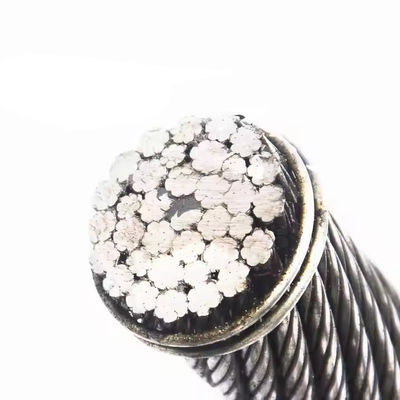 Harga yang bagus Non-Alloy 35x7 6mm-50mm Wire Rope Untuk Crane Konstruksi Di Pelabuhan Lifting Elevator Engineering Di Konstruksi Elevator on line