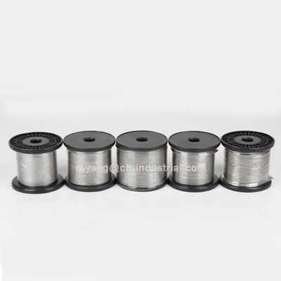 Harga yang bagus Tahan Korosi Tinggi Dan Kandungan C 0,08% 7x19 1,8mm Tali Kawat Baja Ringan Untuk Kabel Inox on line