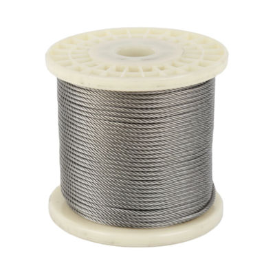 Harga yang bagus Kabel SS A2 A4 Kabel Baja Tali 1x3 1x7 1x19 1x37 6x7 7x7 7x19 Kabel Inox AISI304 304L 316 316L Jenis Inti Inti Baja on line