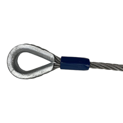 Harga yang bagus Factory Price Tower Crane Wire Rope Sling 1770 Galvanized Carbon Steel Iwrc Wire Rope Sling 6*37 Sling on line