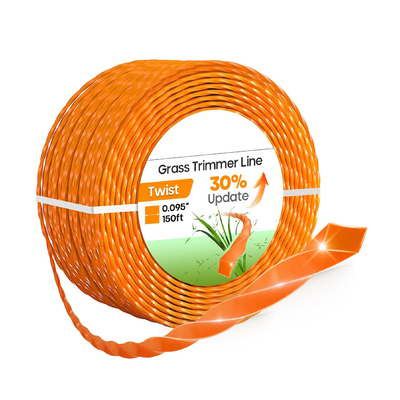 Harga yang bagus Benang Pemotong Rumput Nilon 2.6MM 0.102'' 10M Kemasan Blister on line