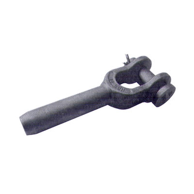 Harga yang bagus Soket Tali Kawat Tertutup Beralur Tipe Tegangan Tinggi Us Terbuka Tempa Soket Swage Sliver on line