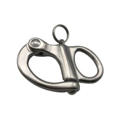 Harga yang bagus SS Heavy Duty Fixed Eye Snap Shackle With Secure Locking System on line