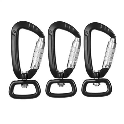 Harga yang bagus Polished Finish Heavy Industry 4KN Spring Carabiner Hook untuk Dog Leash Hiking Camping on line