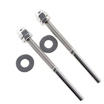 Harga yang bagus Polished 316 Stainless Steel Kabel Railing Swage Threaded Stud Tension End Fitting Terminal untuk handrails on line