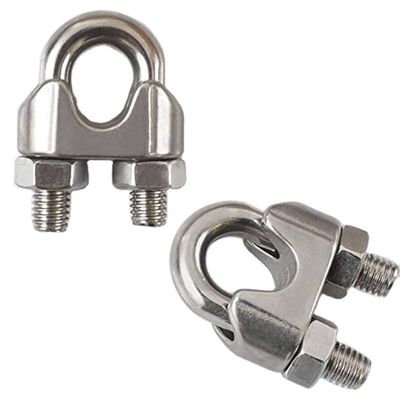 Metal Drop Forged Stainless Steel Wire Rope Clips Fittings Hardware U-Clamp