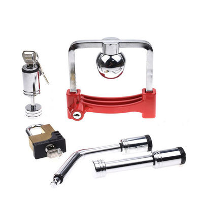 Harga yang bagus Steel Zinc Alloy and Copper Trailer Locks for Universal Couplers Same Key Hitch Kit on line