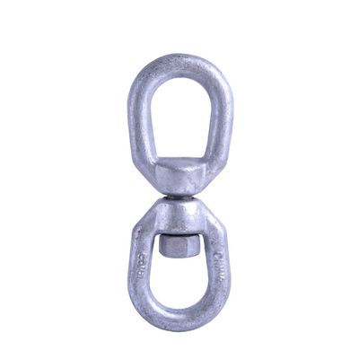 Harga yang bagus Galvanized Heavy Duty Chain Swivels Eye to Eye untuk aplikasi industri tugas berat on line