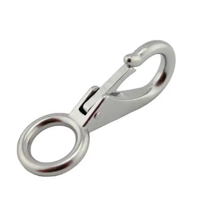 Harga yang bagus Hardware Laut SS304/316 tahan lama Fixed Eye Bolt Snap Hook dengan finish yang dipoles on line