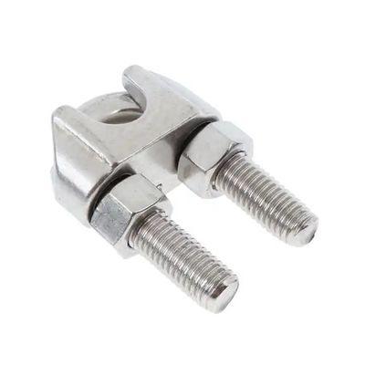 Harga yang bagus Adjustable Stainless Steel Wire Rope Clamp Electro Galvanized For Metal Riggings on line