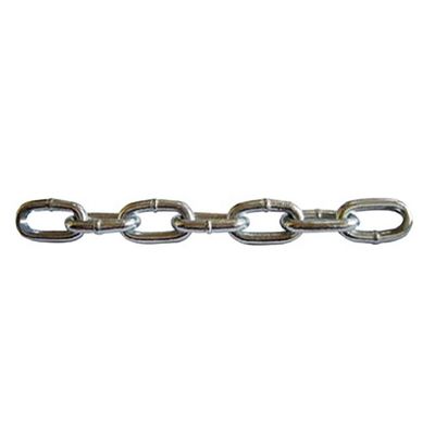 Harga yang bagus G30 Electro Galvanised Heavy Duty Welded Chain DIN5685c Long Link Chain Custom on line