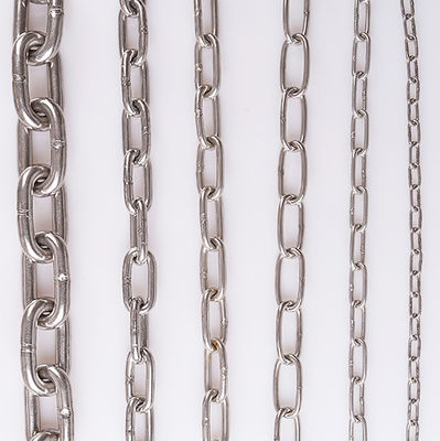 Harga yang bagus Tahan lama SS304 SS316 SS316L Polished Stainless Steel DIN766 Short Link Chain untuk Conveyor on line