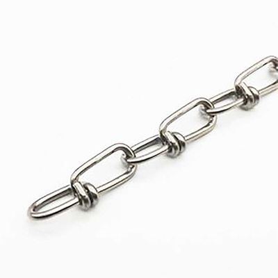 Harga yang bagus 304 Polishing Finish Double Loop Chain untuk Outlet Stainless Steel Construction on line