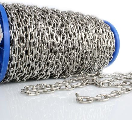 Harga yang bagus Standard Galvanized SS304 SS316 Short Link Chain untuk aplikasi industri on line