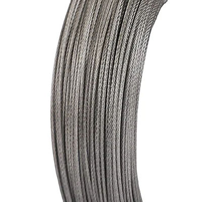 Harga yang bagus Kekuatan tinggi 0,9mm Galvanized Steel Wire Rope 7 * 3 Tipe untuk Timing Belt dan Conveyor Belt on line