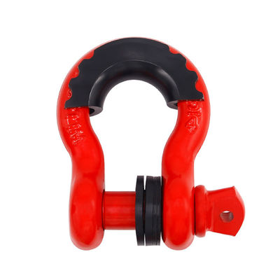 Harga yang bagus Galvanized Heavy Duty Tow Hook High Strength Bolt Type Bow Shackle with Screw Pin on line