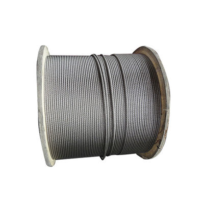 Harga yang bagus 8.6mm Galvanized Steel Wire Rope untuk Cradle Tolerance ± 1% Hot Dip dan Galvanized on line