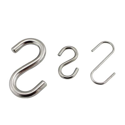 Harga yang bagus S Metal Hanger 316 S Hook stainless steel untuk menggantung persediaan secara efisien on line