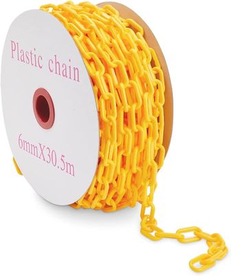 Harga yang bagus Weatherproof Yellow Plastic Safety Chain on line