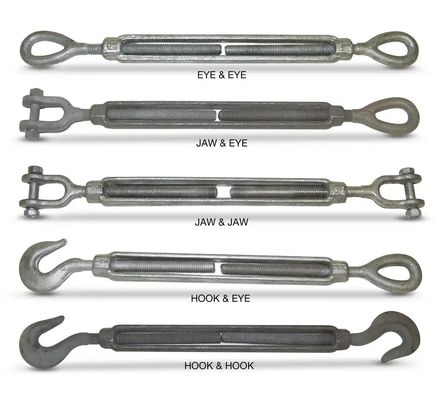 Harga yang bagus Corrosion Resistant DIN1480 Grade Stainless Steel Turnbuckle For Different Sizes on line