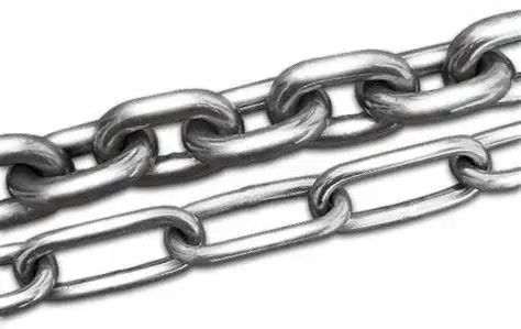 Harga yang bagus Self Color Finish Steel Link Chain Stainless Steel Welded Link Chain SUS 316 304 on line